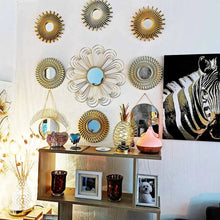 Gold Sunburst Wall Mirror