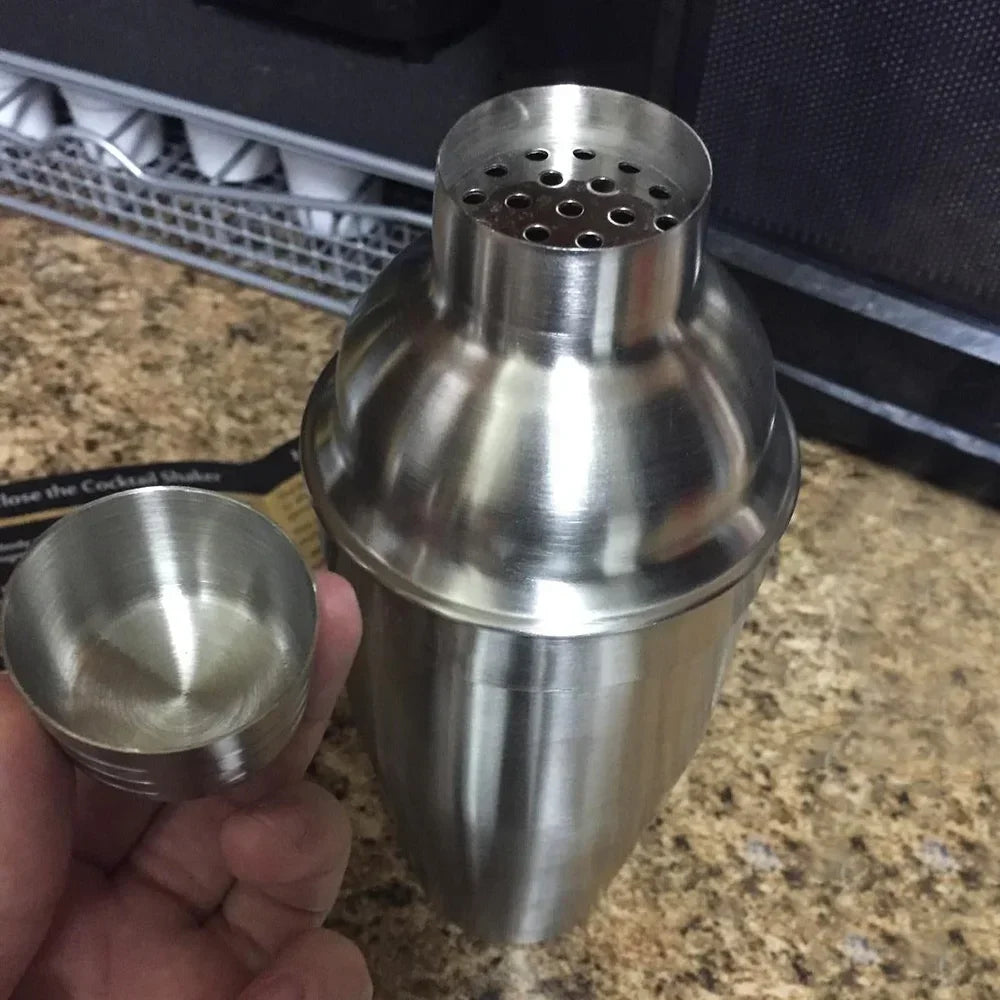 Eleven-Piece Stainless Cocktail Shaker Set