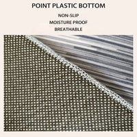 Nordic Simple Round Carpet - Scandinavian Polyester Design