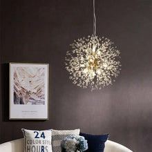 Crystal Dandelion Floral Chandelier
