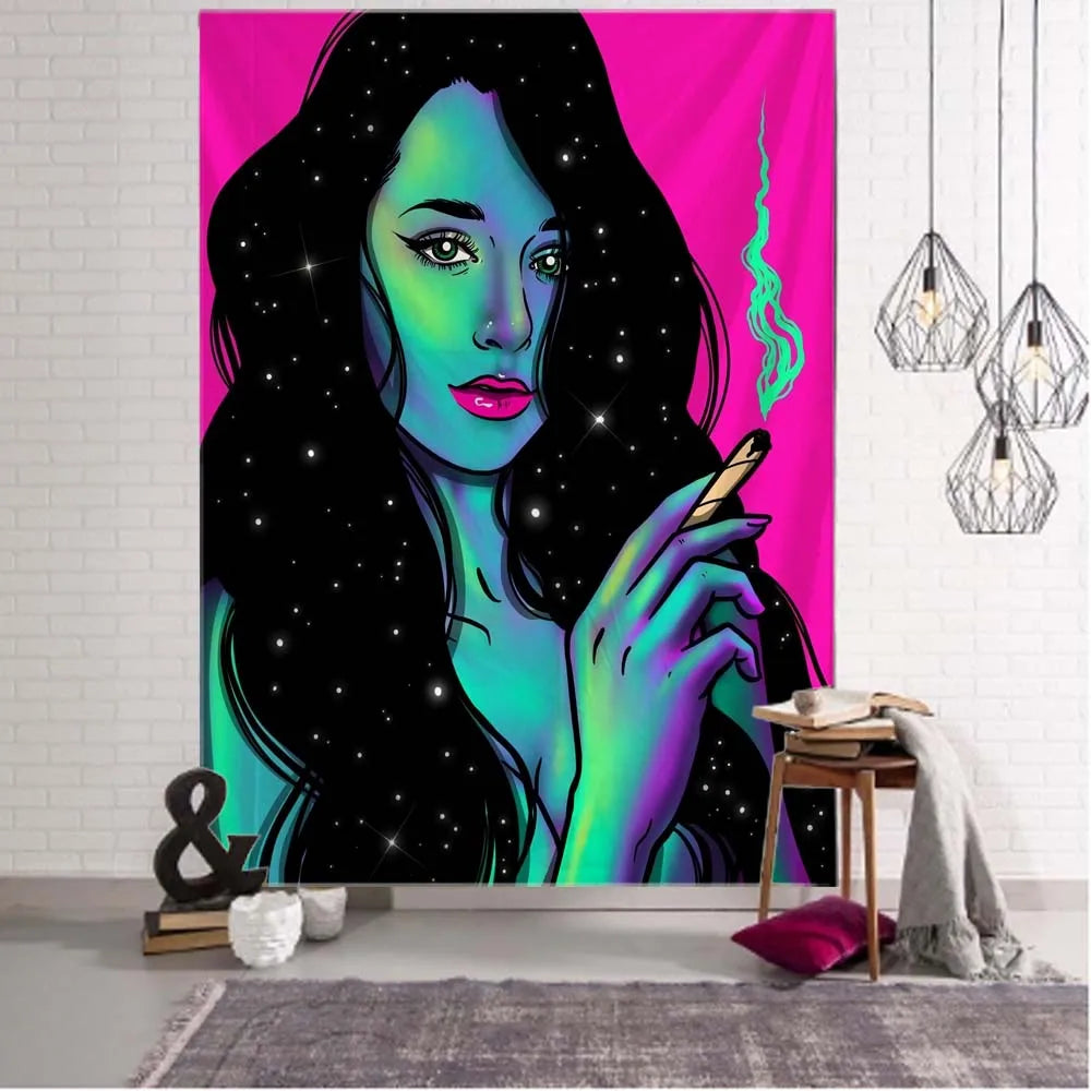 Hippie Wall Big Tapestry - Boho-Chic Canvas Wall Decor 230x150cm