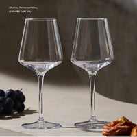 Classy Crystal Wine Glass - Premium 1-Piece Elegant Design