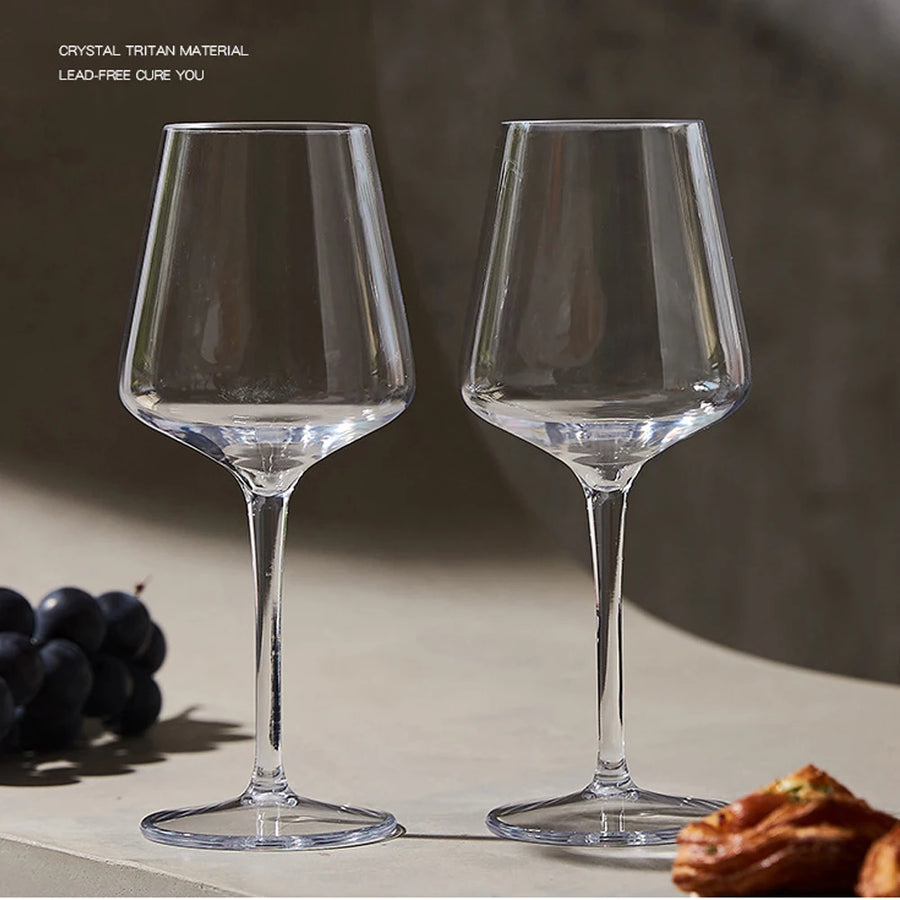 Classy Crystal Wine Glass - Premium 1-Piece Elegant Design