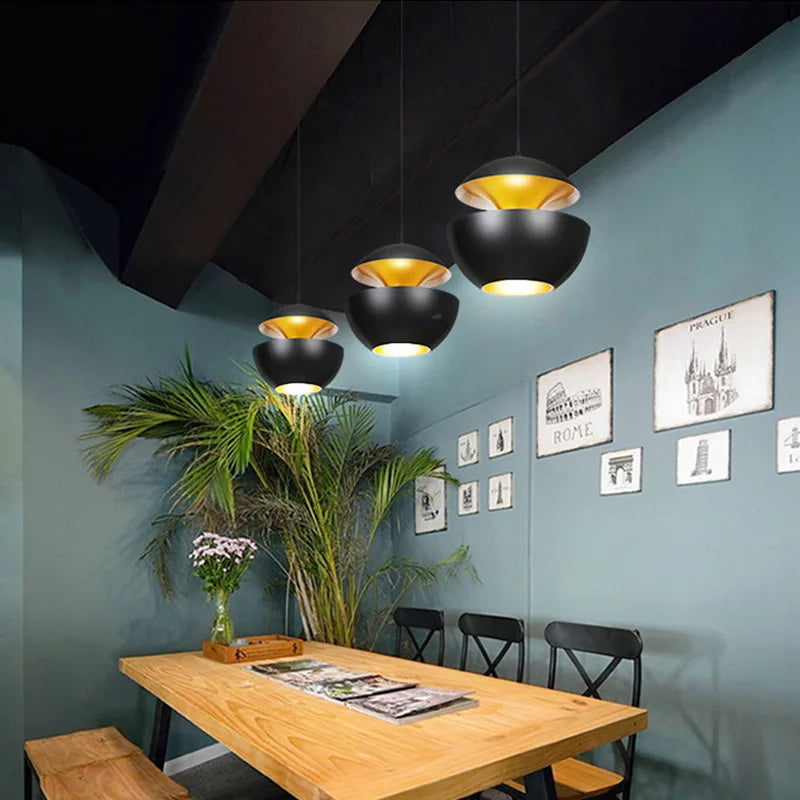Apple-Shaped LED Pendant Lamp