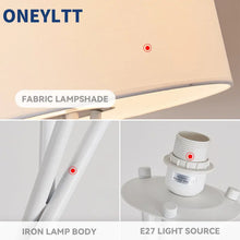 Wood Metal LED Floor Lamp