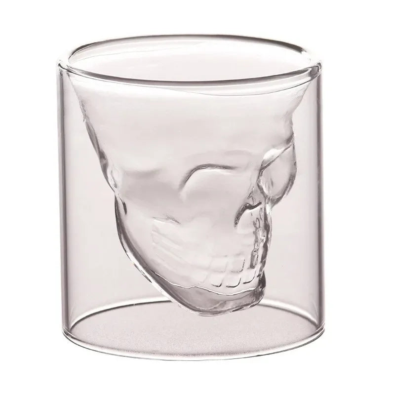 Skull Crystal Drinking Glass