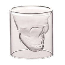 Skull Crystal Drinking Glass