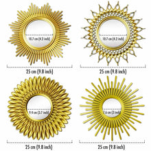 Gold Sunburst Wall Mirror