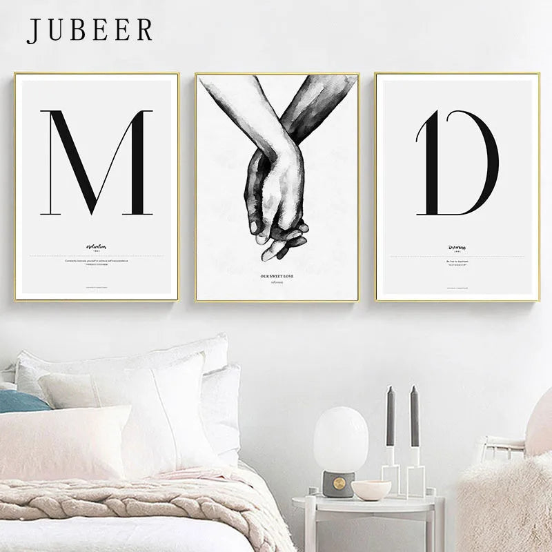 Quote Words Nordic Style Canvas Poster - Inspirational Wall Art