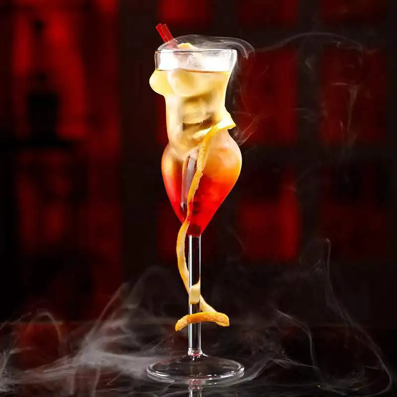 Sexy Lady Body Shape Wine Glass - Unique Artistic Design