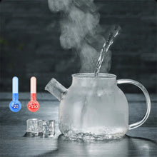Heat-Resistant Borosilicate Glass Pitcher