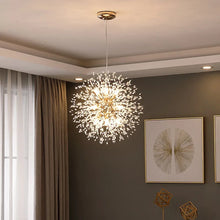Crystal Dandelion Floral Chandelier