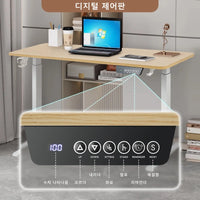 Height-Adjustable Computer Desk with Drawer - Classic Design