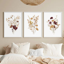 Green Gold Botanical Canvas Poster