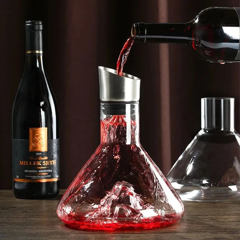 Premium Handmade Crystal Whisky Decanter - 1500ML