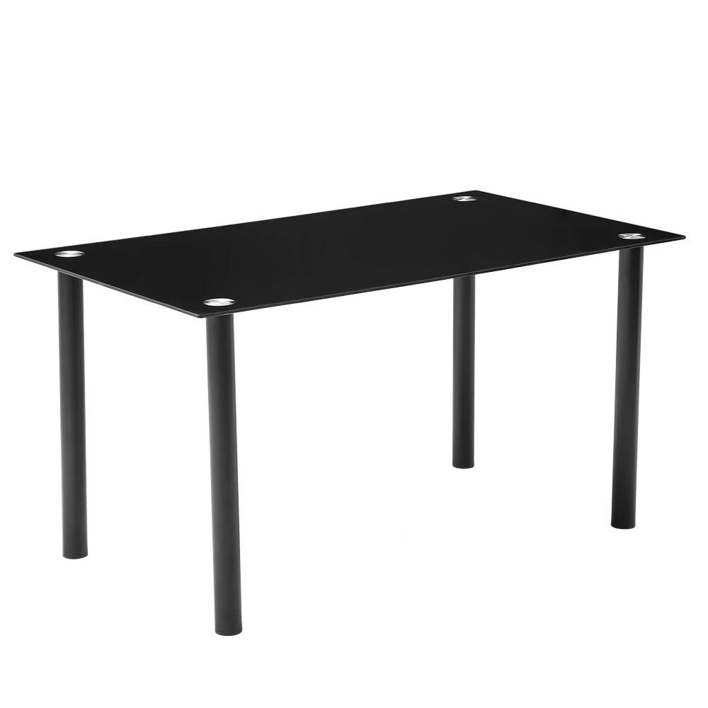 Tempered Glass Modern Dining Set
