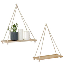 Rustic Swing Wood Floating Shelves
