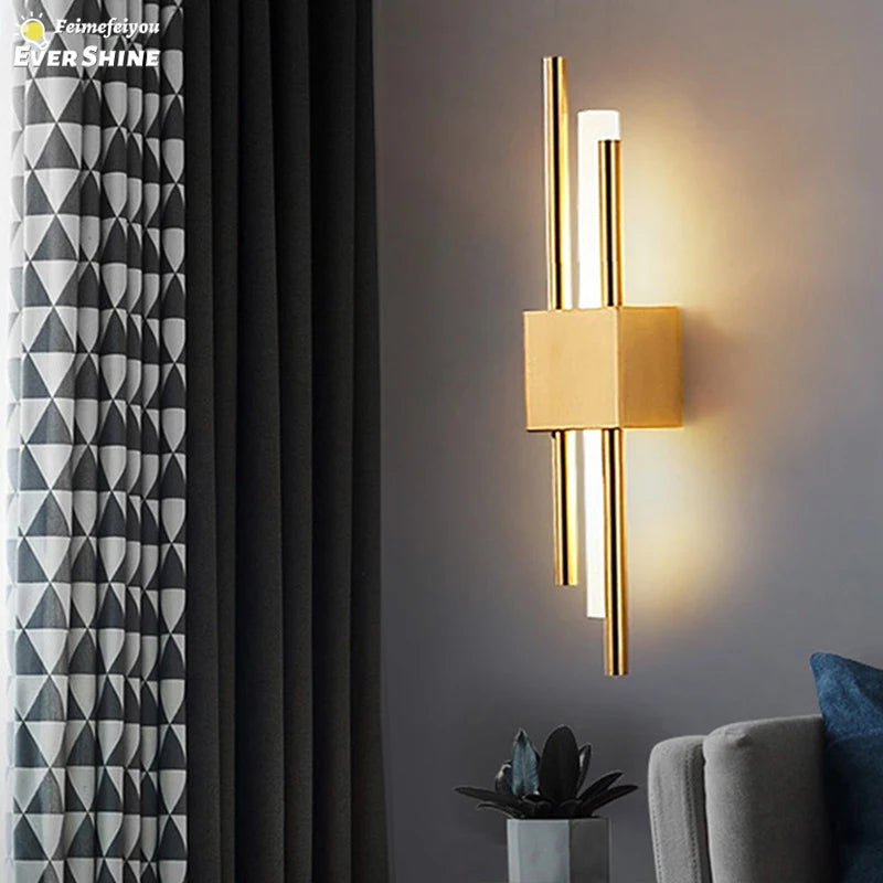 Classy Modern LED Wall Lamp - Dual Light Iron & Acrylic