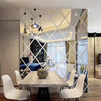 3D Acrylic Mirror Wall Stickers - Modern Decorative Home Decor