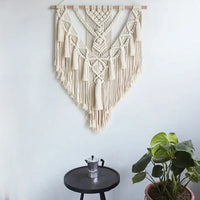 Mini Macrame Wall Hanging - Handwoven Boho Decoration