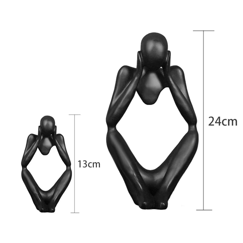 Contemporary Thinker Resin Statue