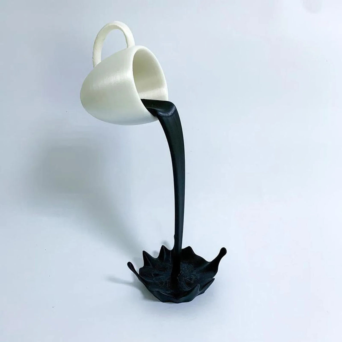 Floating Coffee Cup Sculpture