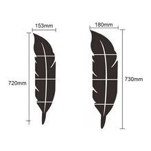 Feather Plume Mirror Decal