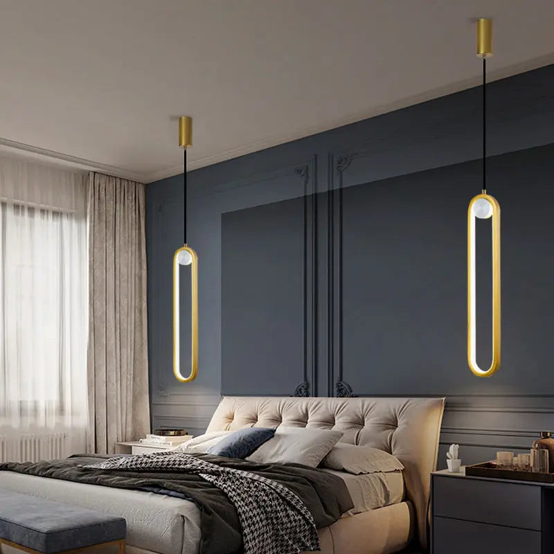Black Gold LED Pendant