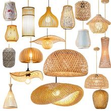 Handwoven Bamboo Pendant Lamp