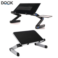 Simple Laptop Table with Keyboard Shelf - Space-Saving Desk