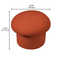 Mushroom Storage Hallway Ottoman