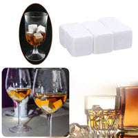 Whiskey Stones Set - 6 Piece Reusable Drink Chillers