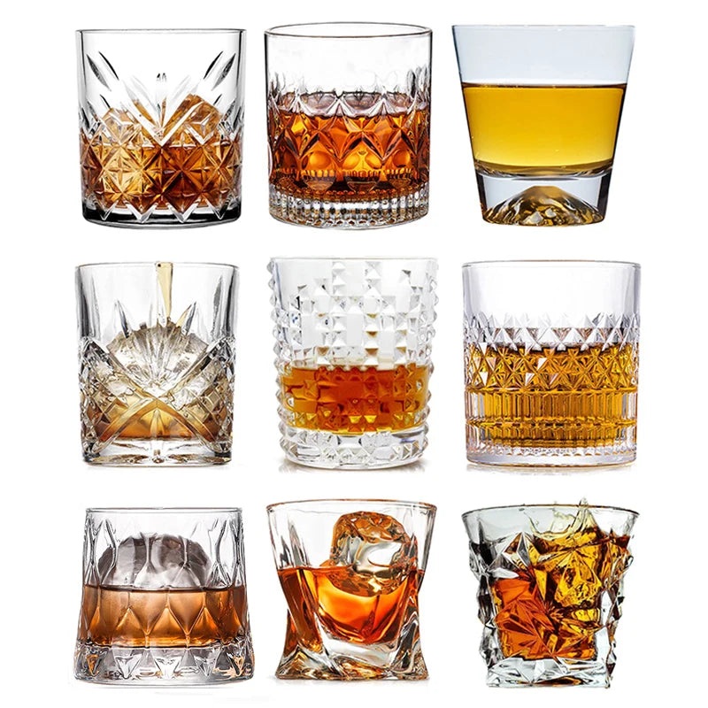 Old Fashioned Whiskey Glass - Classic Hexagon 300ML