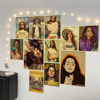 Lana Del Rey Poster - Canvas Wall Art Music Print