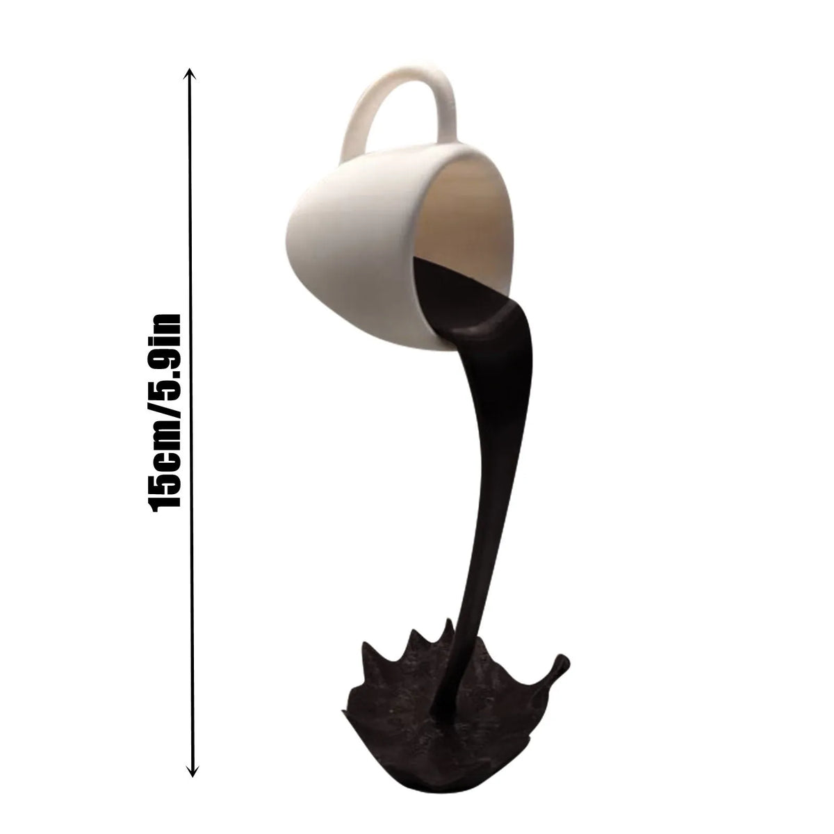 Floating Coffee Cup Sculpture