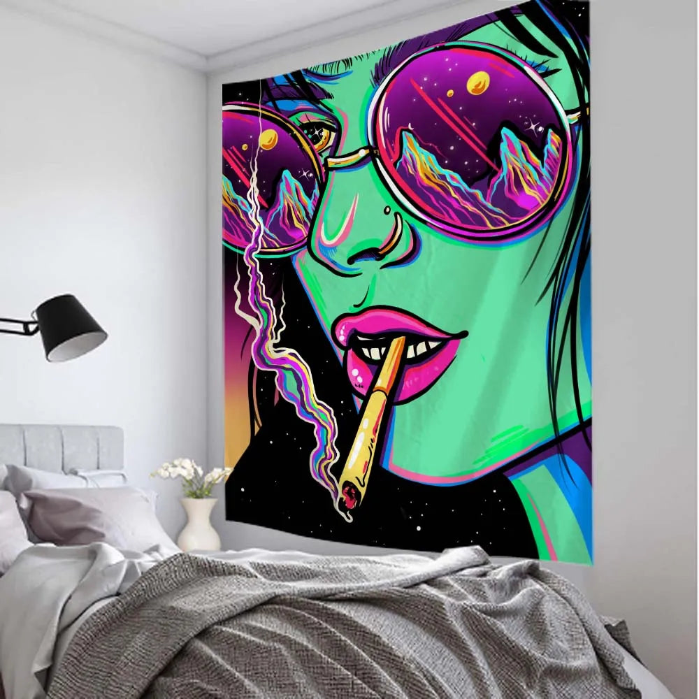 Hippie Wall Big Tapestry - Boho-Chic Canvas Wall Decor 230x150cm