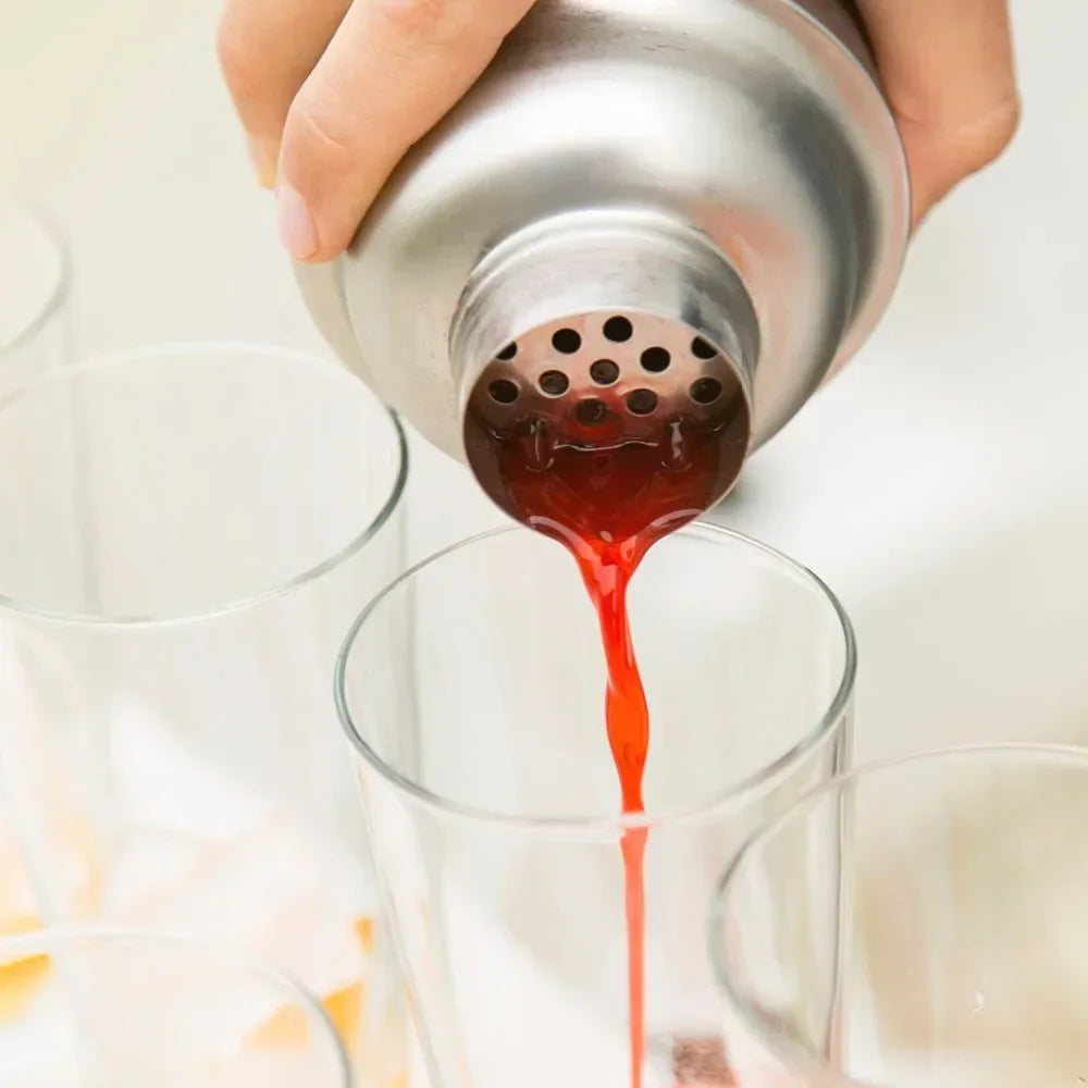 Eleven-Piece Stainless Cocktail Shaker Set