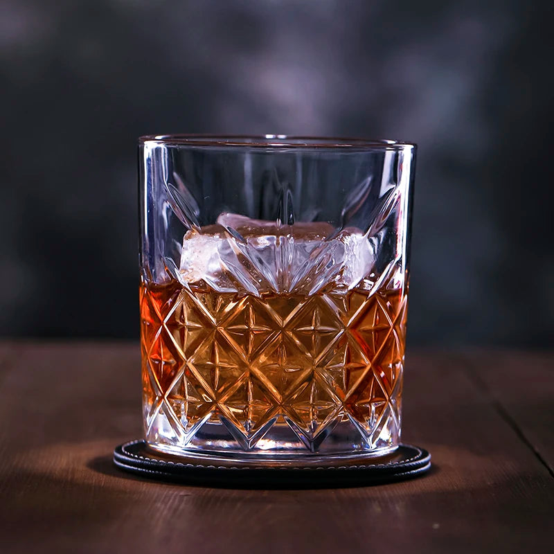 Old Fashioned Whiskey Glass - Classic Hexagon 300ML