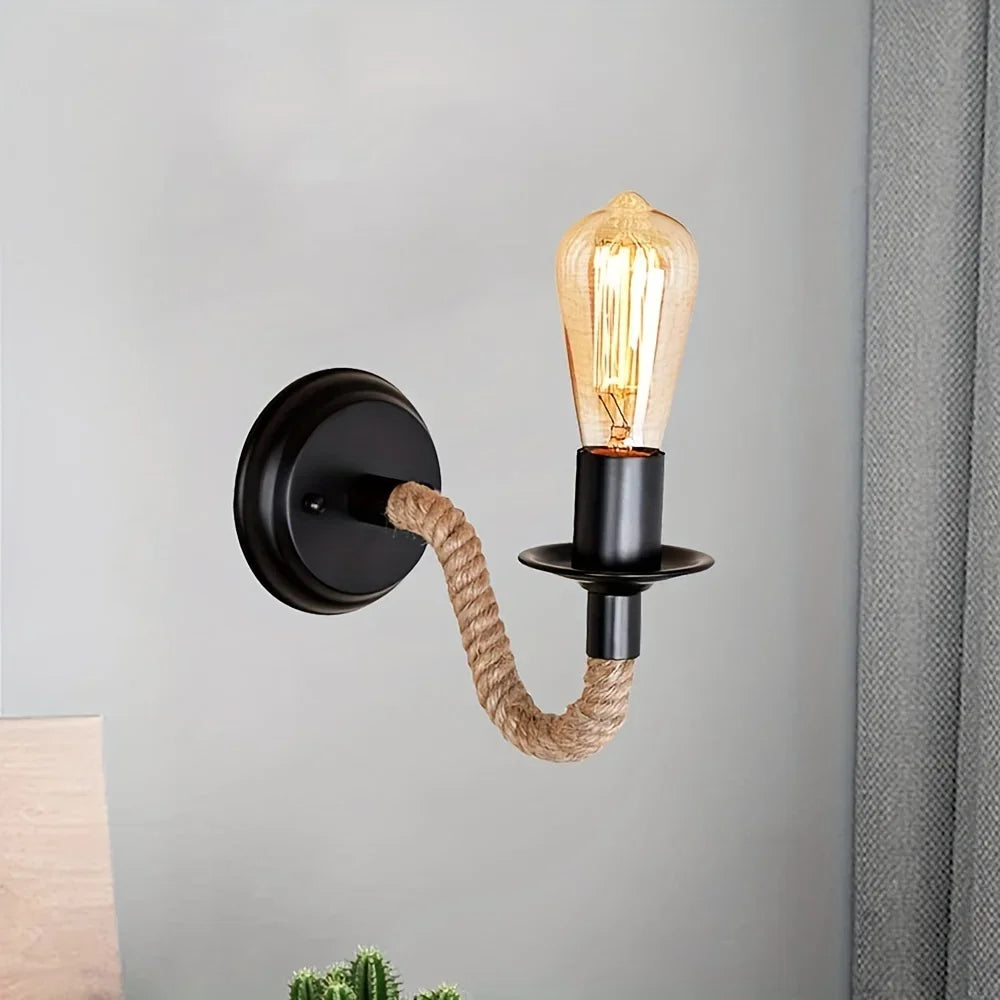 American Retro Glass Wall Lamp