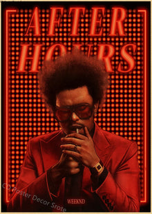 The Weeknd Retro Canvas Poster
