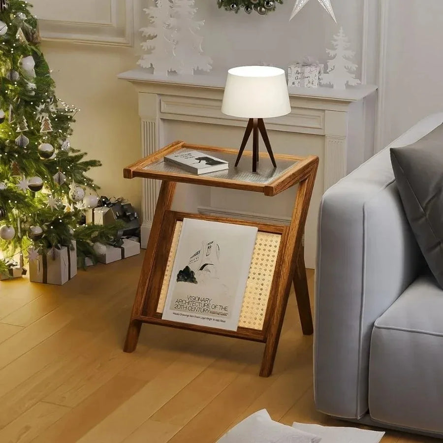 Bamboo Rattan Eco-Friendly Coffee Table - Sustainable Natural Design