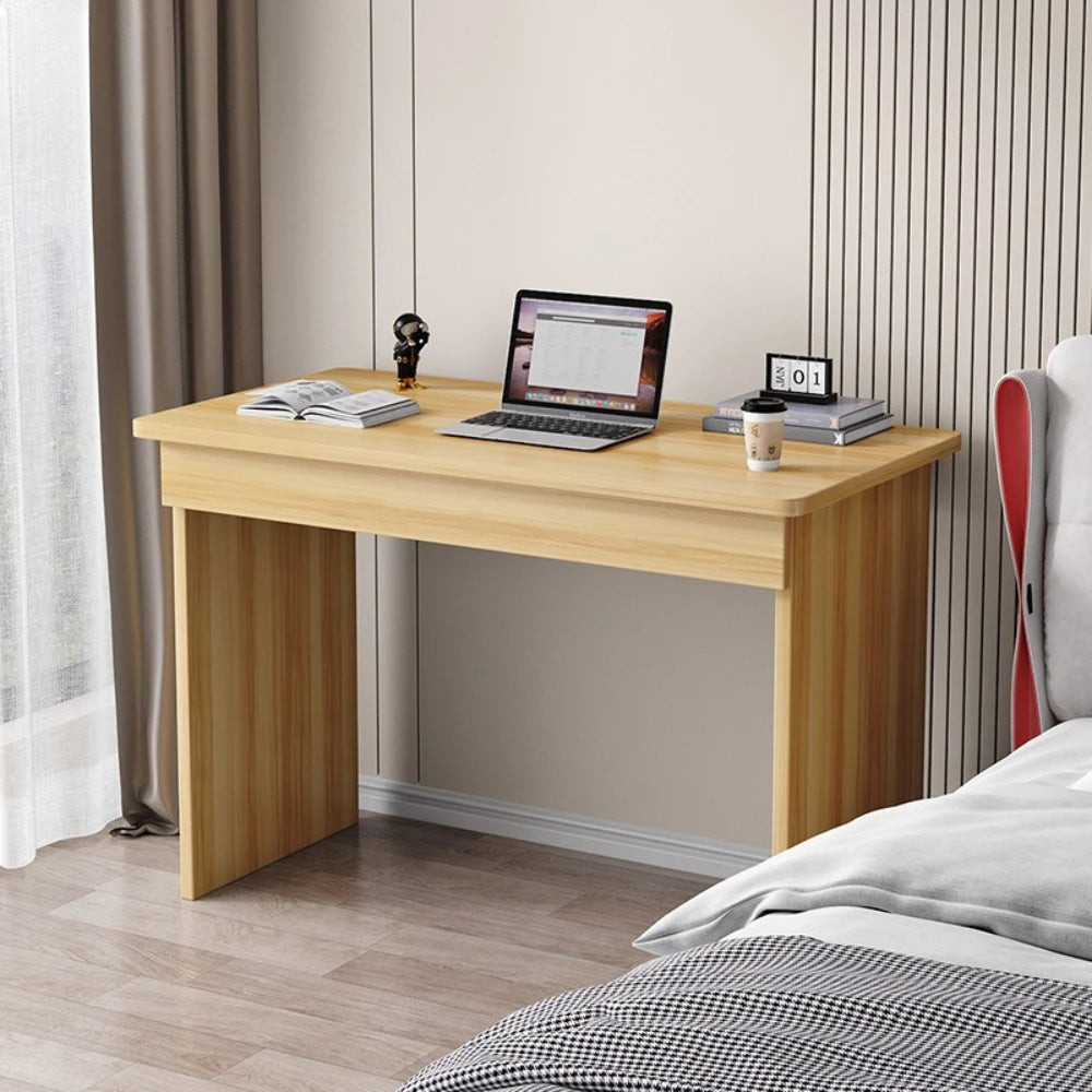 Minimalist Gaming Desk - Sleek Wood Design with Storage