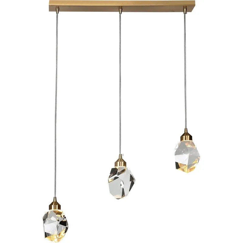 Three-Light Nordic Crystal Pendant