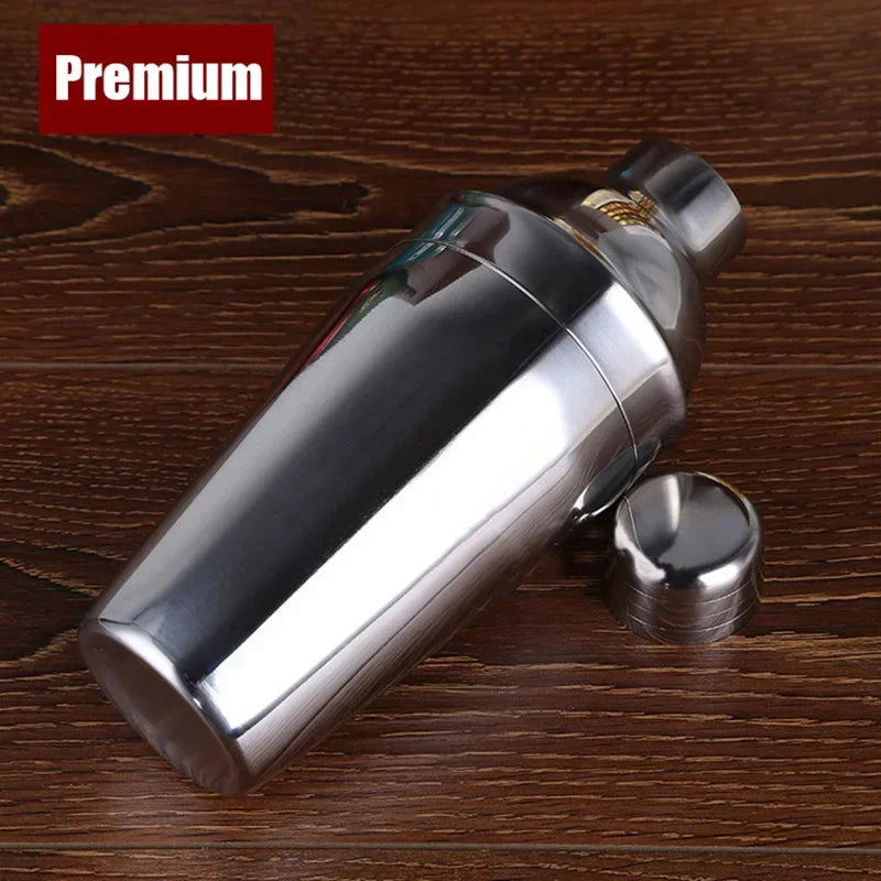 Eleven-Piece Stainless Cocktail Shaker Set