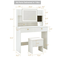 Modern Mirror Dressing Table Set