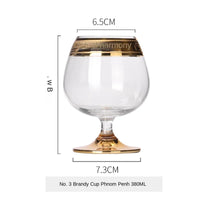 European-Style Wine Glass - Crystal Brandy Snifter 200ML