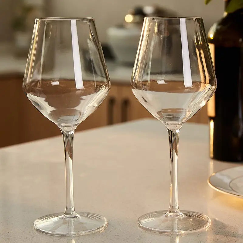 Classy Crystal Wine Glass - Premium 1-Piece Elegant Design