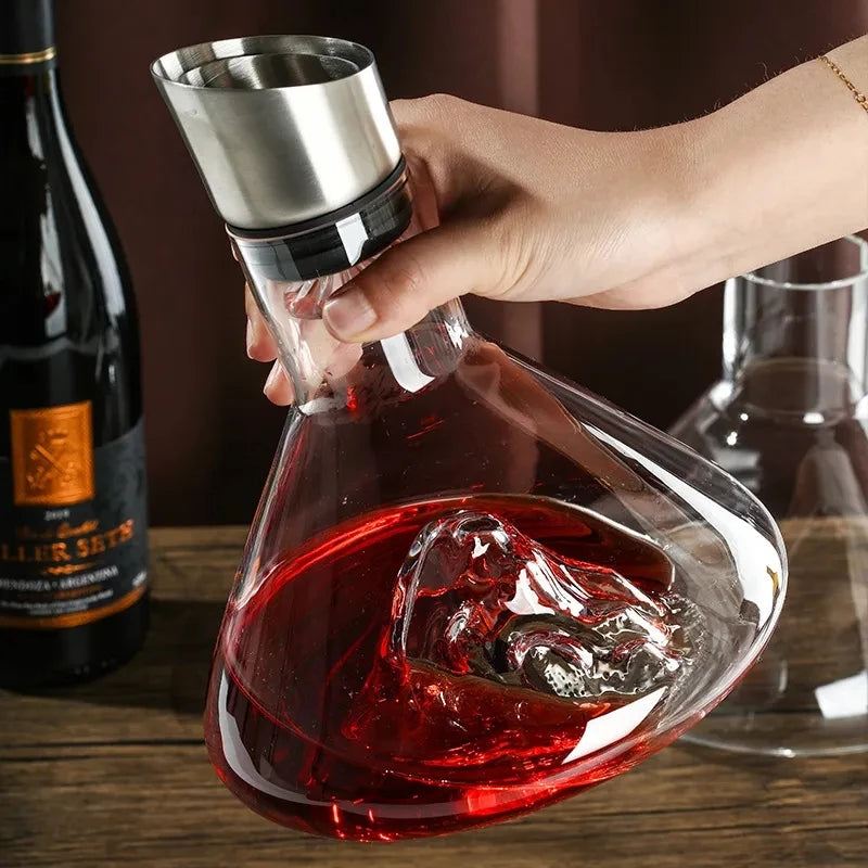 Premium Handmade Crystal Whisky Decanter - 1500ML
