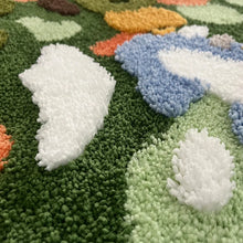 Green Moss Plush Rug