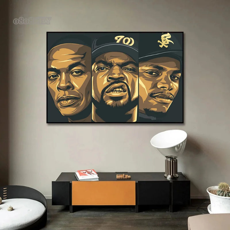 Hip Hop Snoop Dogg Star Poster - Premium Canvas Wall Art